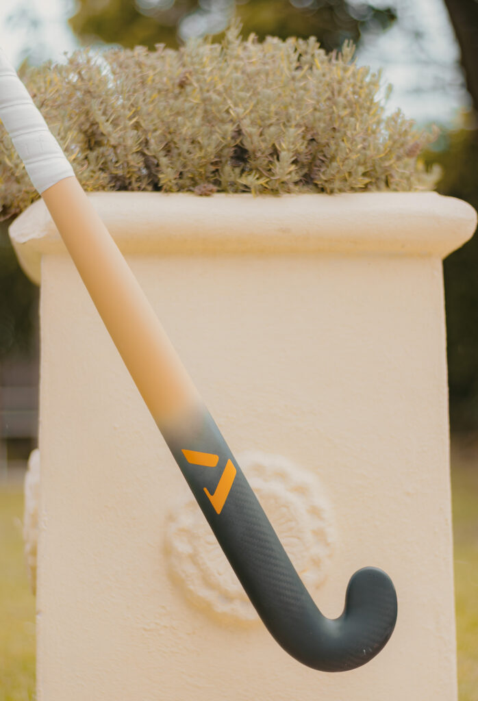 Minimalist detail of A-LIFE hockey stick inspired by Ibiza textures and architecture.